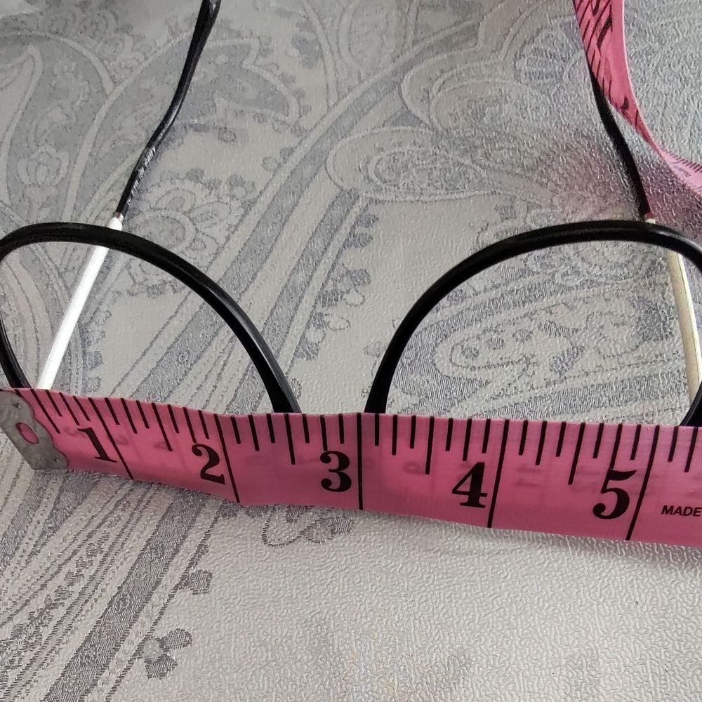 Burberry Black And White Rectangular Glasses - image 3